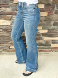 Judy Blue Petite Flare Tummy Control Jeans