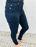Judy Blue TUMMY CONTROL - Navy - Jeans