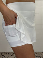 White FEEL SO AMAZING Skort