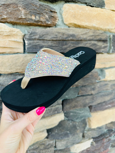 Clear Rhinestone Corkys