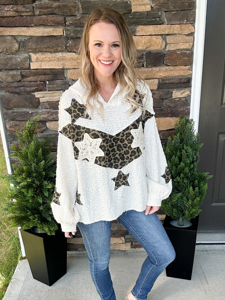 Leopard Star Hoodie
