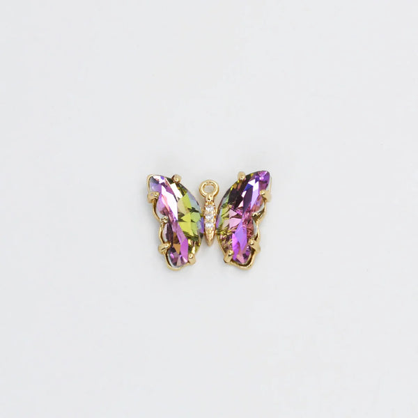 Purple Butterfly Charm