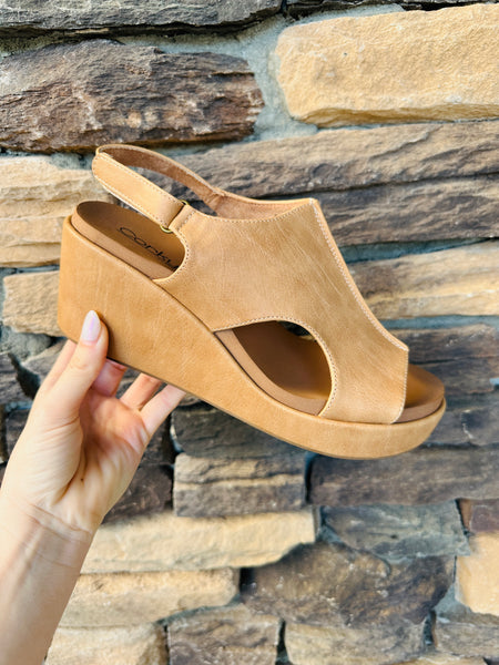 All Tan Corky Wedge