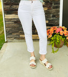 Judy Blue White Capri