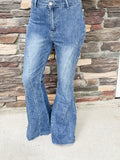 Easel Bell Bottom Jean