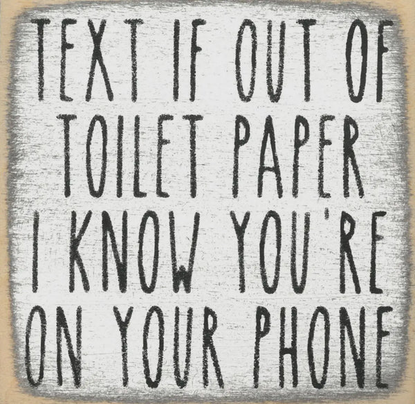 Toilet Paper Sign