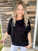 Black Scuba Top