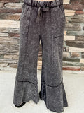 Black Washed Lounge Pants