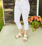 Judy Blue White Capri