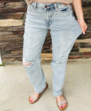 Judy Blue Light Wash Distressed