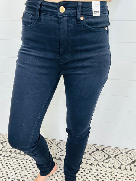 Judy Blue TUMMY CONTROL - Navy - Jeans