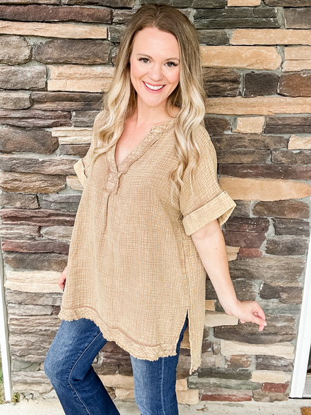 Honey V Neck Blouse