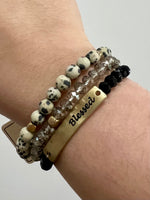 Blessed Spotted Bracelet Stack