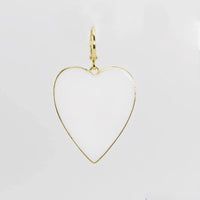 Big Heart White Charm