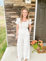 Boho Floral Jumpsuit