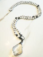White Statement Piece Necklace #18