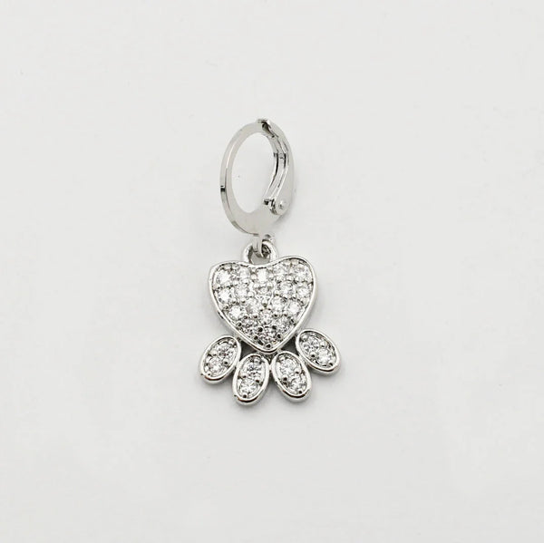 Silver Paw Charm