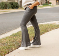 Bootcut Leggings with Pockets  - 5 Colors!