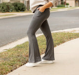 Bootcut Leggings with Pockets  - 5 Colors!