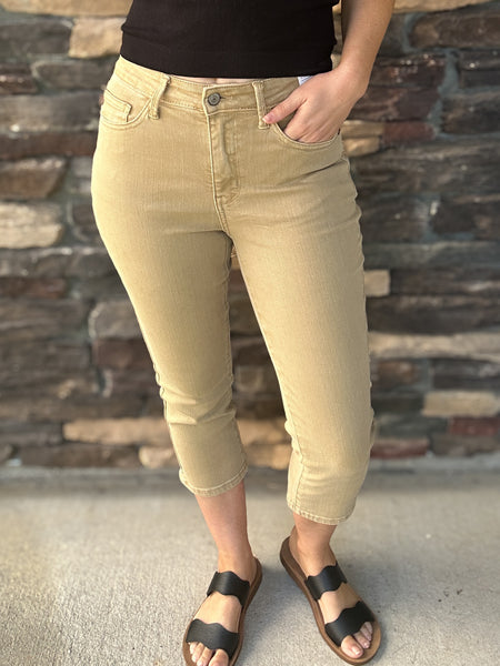 Judy Blue Khaki Capris