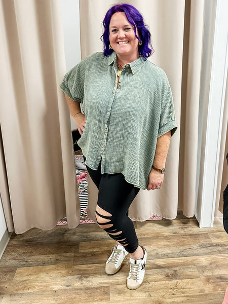Ash Jade Top - Plus