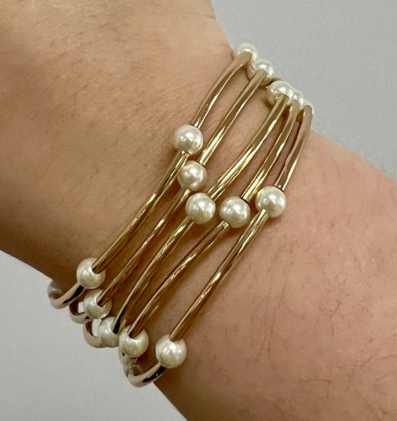 Thin Pearl Bracelet