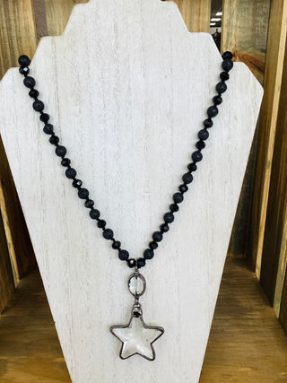 Black Star Necklace
