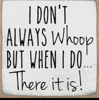 Whoop Sign