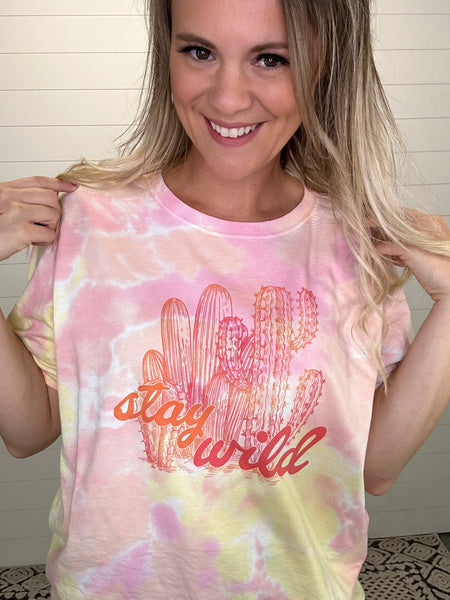 Stay Wild Tie Dye Tee
