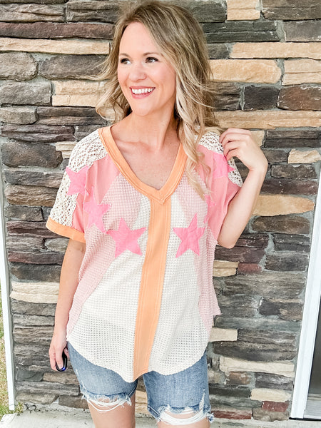 Star Waffle Top