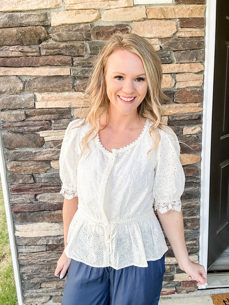 White Lace Top