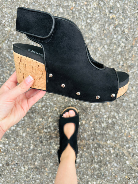 Corky Peek a Boo Wedge - Black