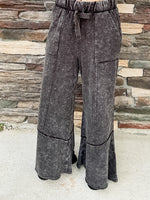 Black Washed Lounge Pants