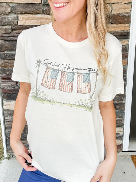 God shed His Grace Tee