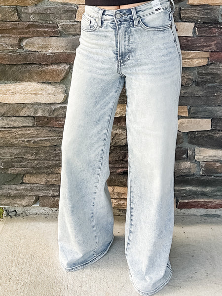 Judy Blue Retro Wide Jean Tummy Control