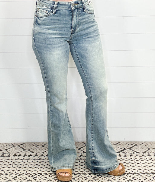 Judy Blue Tea Washed Flare