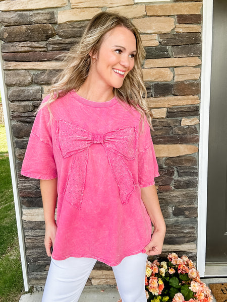 Pink Pink Bow Top