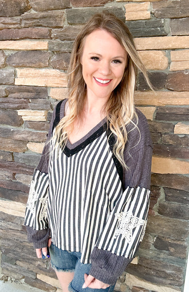 POL crochet Star Top