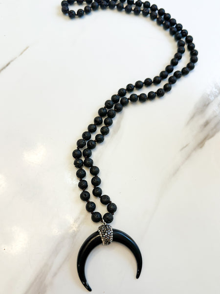Black Statement Piece Necklace 6