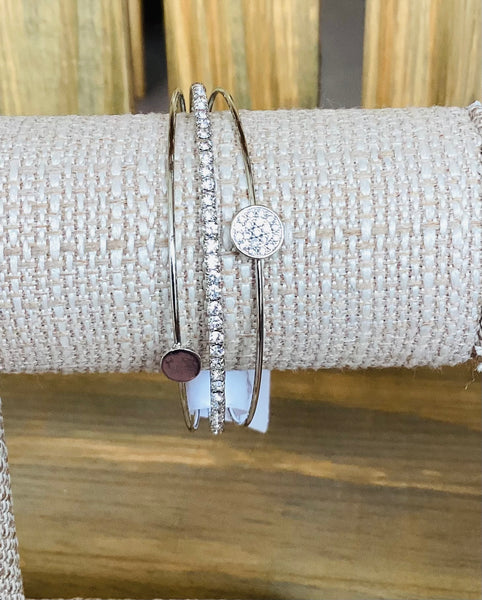 Bangle Bracelet - Silver