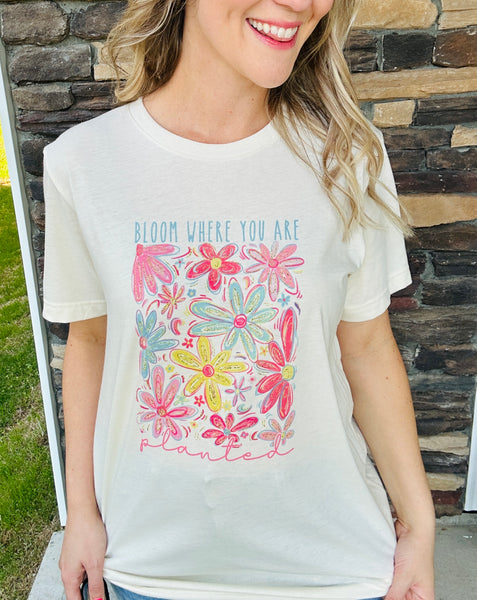Bloom where you are planted