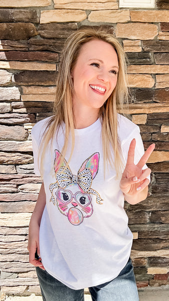 Colorful Bunny Tee