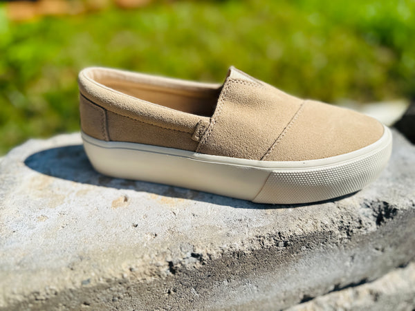 Toms Suede Platform Shoe