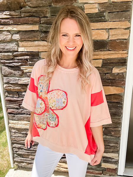 Quilted Flower Patch Shirt