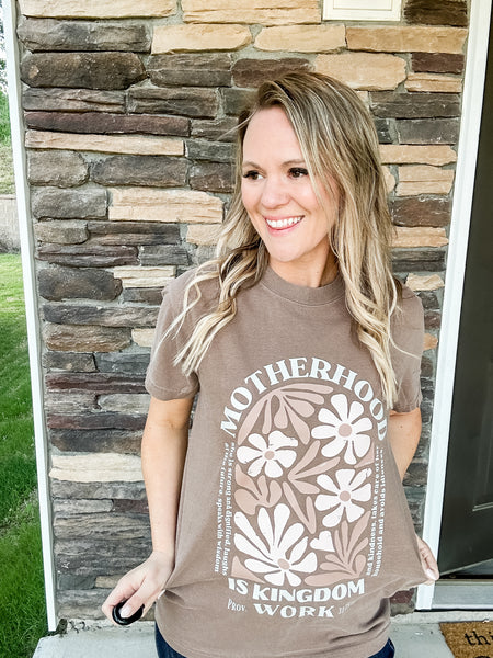 Motherhood Comfort Colors Graphic Tee