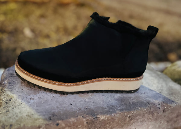 Black Toms Fur Boots-
