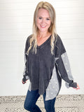 Oli and Hali Black Daisy Top