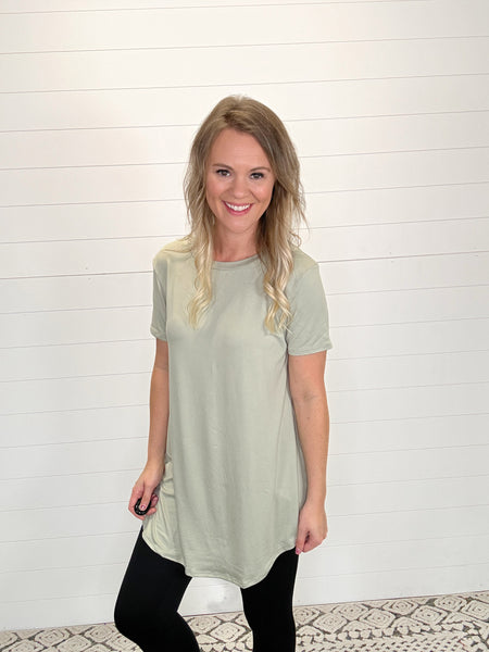Basic Butter Soft Tee - Sage