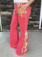 Boho Bandana Flare Pants