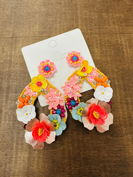 Bouquet of Flowers Earrings